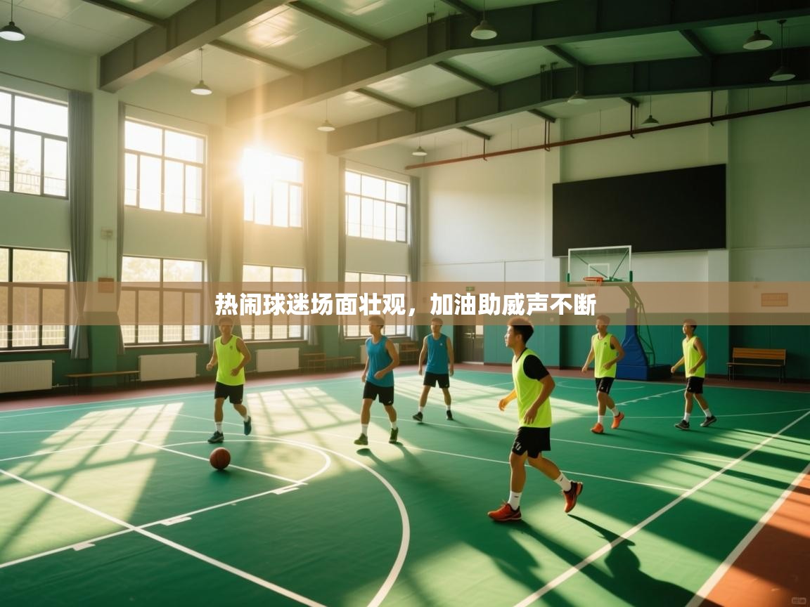 热闹球迷场面壮观,加油助威声不断